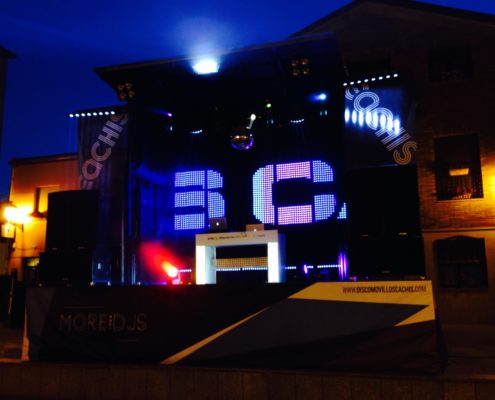 Pantalla de LEDS Camion Escenario Los Cachis