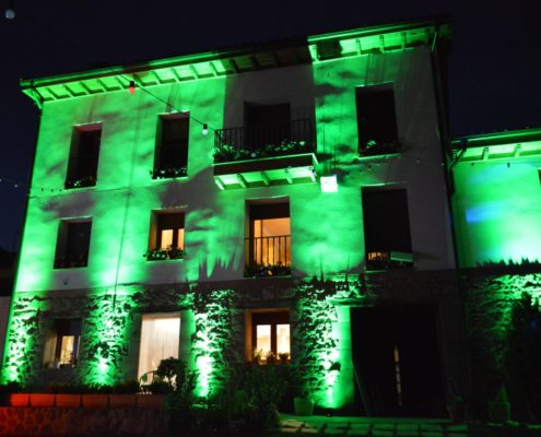 Iluminacion Estructural Fachada - Verde